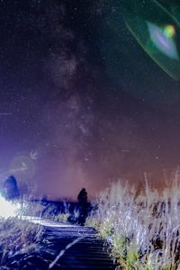 view #1 of the Milky Way at Hohes Venn, near Monschau