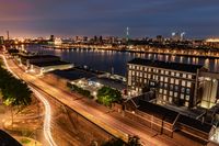 street lights in Rotterdam