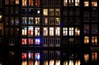 lights of the houses at night #1, Amsterdam