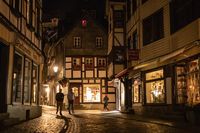 Evening walk in Monschau